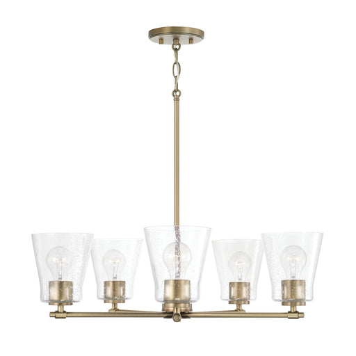 Capital Lighting - 446951AD-533 - Five Light Chandelier - Baker - Aged Brass