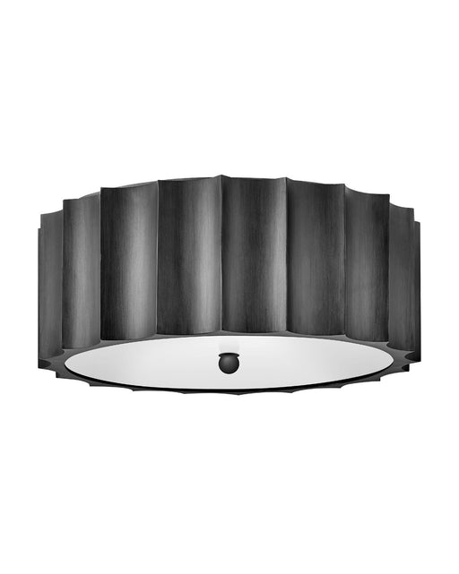 Hinkley - 34098BGR - Four Light Flush Mount - Gia - Brushed Graphite