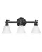 Hinkley - 51183BK - Three Light Vanity - Arti - Black