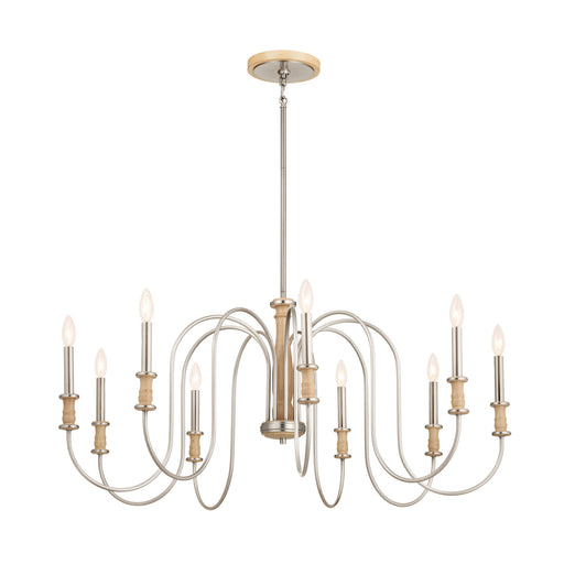 Kichler - 52471NI - Nine Light Chandelier - Karthe - Brushed Nickel