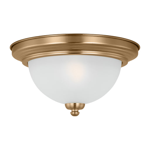 Generation Lighting - 77063EN3-848 - One Light Flush Mount - Geary - Satin Brass