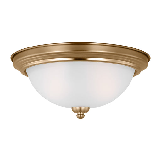 Generation Lighting - 77064-848 - Two Light Flush Mount - Geary - Satin Brass