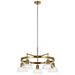 Kichler - 52403BNB - Five Light Chandelier - Eastmont - Brushed Brass