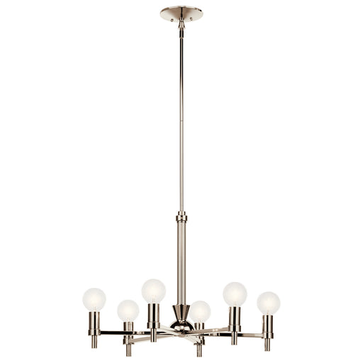 Kichler - 52424PN - Six Light Chandelier - Torvee - Nickel Textured