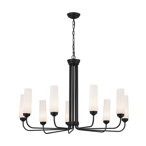 Kichler - 52481BK - Nine Light Chandelier - Truby - Black