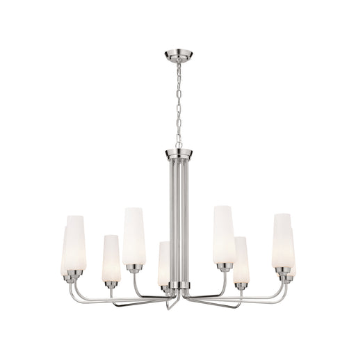 Kichler - 52481PN - Nine Light Chandelier - Truby - Polished Nickel