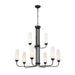 Kichler - 52482BK - Nine Light Chandelier - Truby - Black