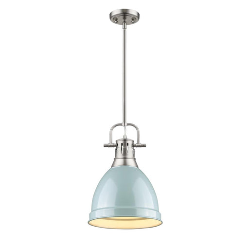 Golden - 3604-S PW-SF - One Light Pendant - Duncan - Pewter