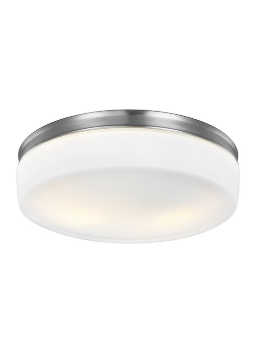 Generation Lighting - FM504SN - Two Light Flush Mount - Issen - Satin Nickel