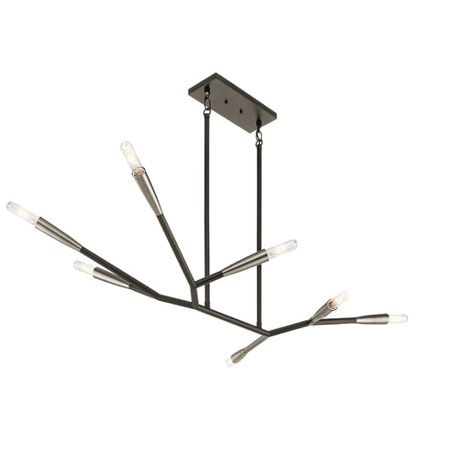 Kichler - 43795BK - Seven Light Chandelier - Branches - Black