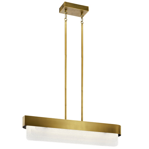 Kichler - 44160NBRLED - LED Linear Chandelier - Serene - Natural Brass