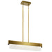 Kichler - 44160NBRLED - LED Linear Chandelier - Serene - Natural Brass