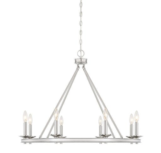 Savoy House - 1-308-8-SN - Eight Light Chandelier - Middleton - Satin Nickel