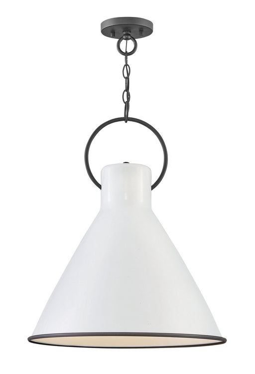 Hinkley - 3555PT - One Light Pendant - Winnie - Polished White