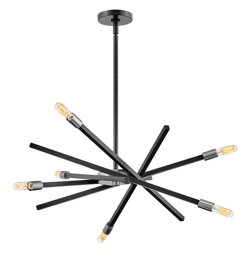 Hinkley - 4765SK - Six Light Chandelier - Archer - Satin Black