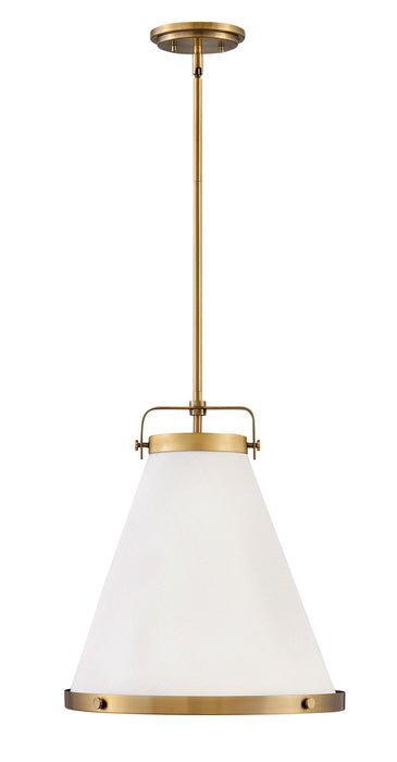 Hinkley - 4993LCB - One Light Pendant - Lark - Lacquered Brass