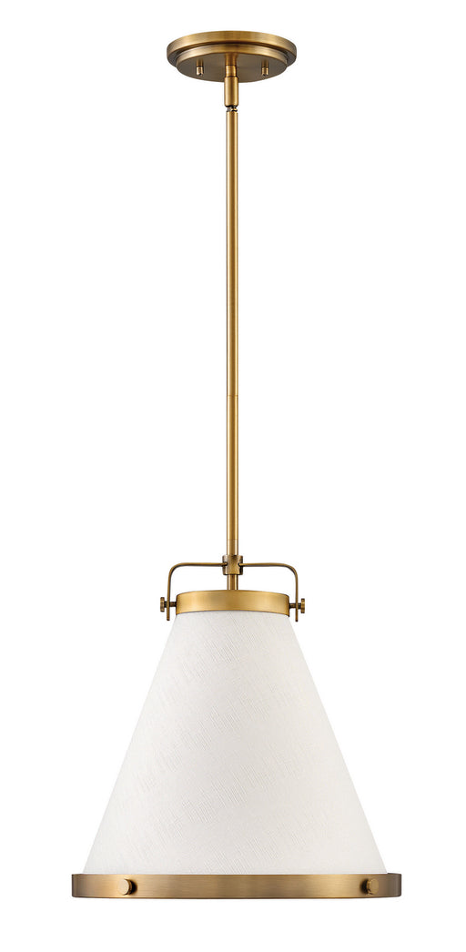 Hinkley - 4997LCB - One Light Pendant - Lark - Lacquered Brass