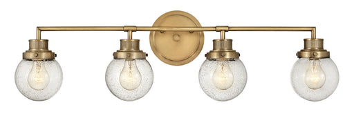 Hinkley - 5934HB - Four Light Bath - Poppy - Heritage Brass