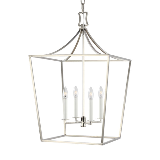 Generation Lighting - CC1014PN - Four Light Lantern - Southold - Polished Nickel