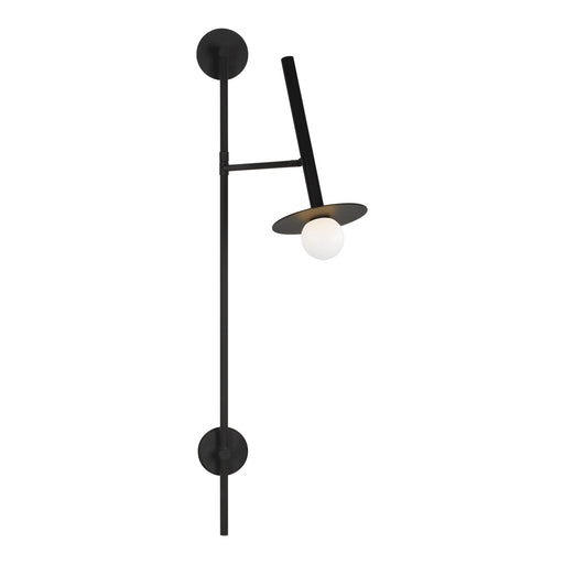 Generation Lighting - KW1031MBK - One Light Wall Sconce - Nodes - Midnight Black