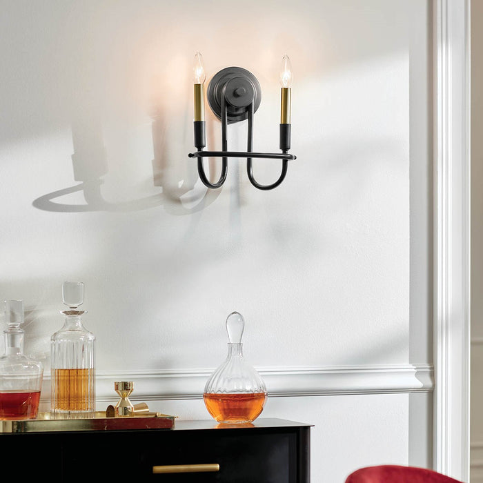 Two Light Wall Sconce