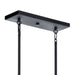 Kichler - 52379BK - Five Light Linear Chandelier - Everett - Black