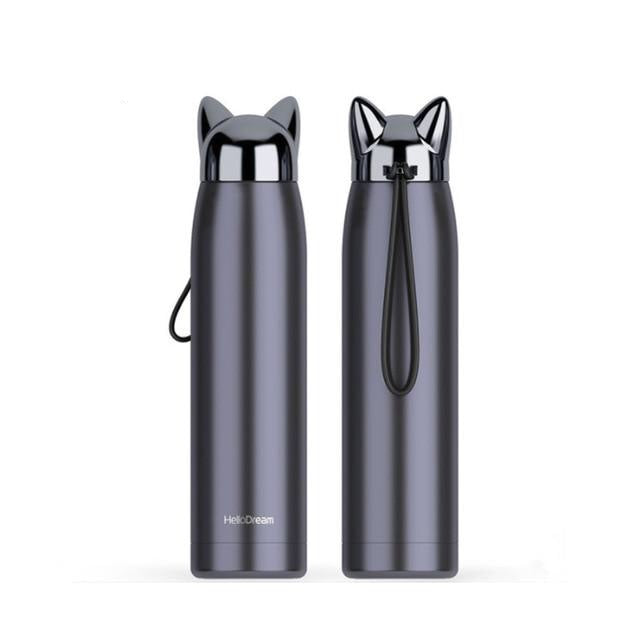 17 oz Double Wall Insulated Stainless Steel Water Bottle Fancy Fox 