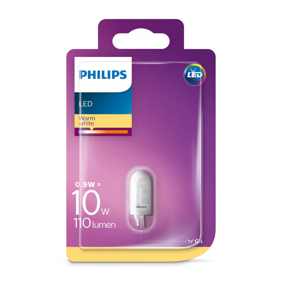 Philips LED 0,9W(10W) 827 110lm. 12V Mat –