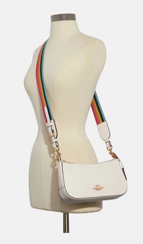 coach jes messenger bag in chalk