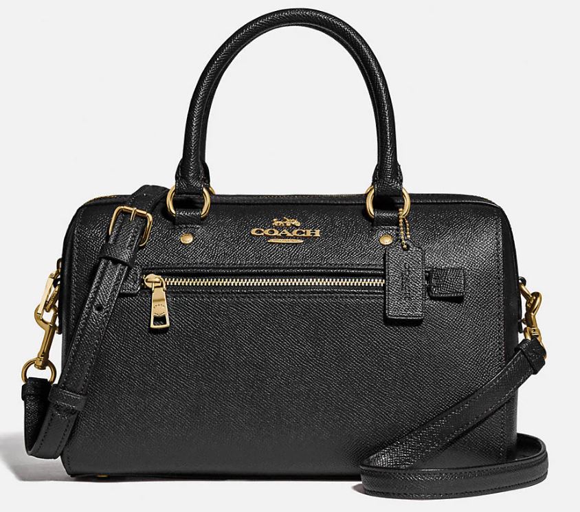 coach rowan satchel black