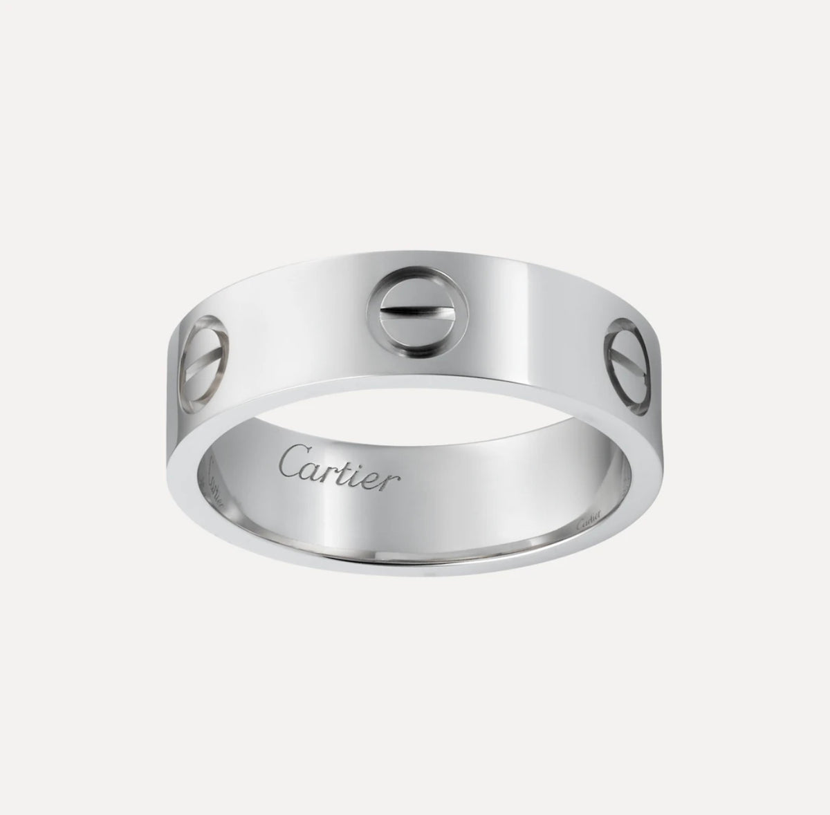 cartier ring silver