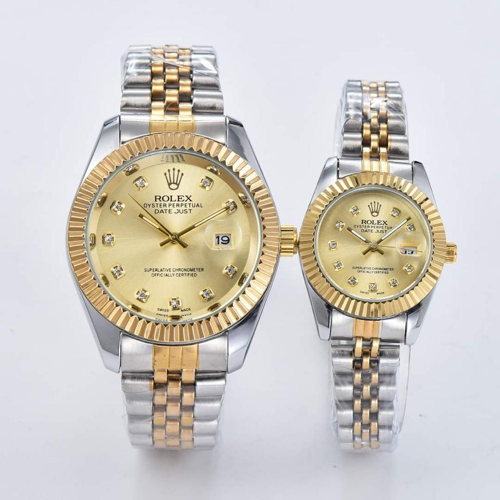 original rolex couple watches