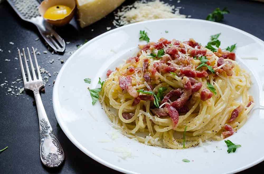 Italian Spaghetti Carbonara 