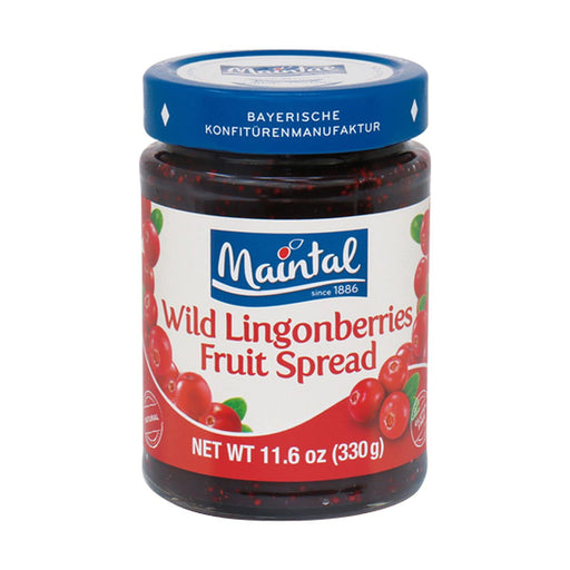 Maintal Wild Lingonberry Fruit Spread, 11.6 oz (330 g)