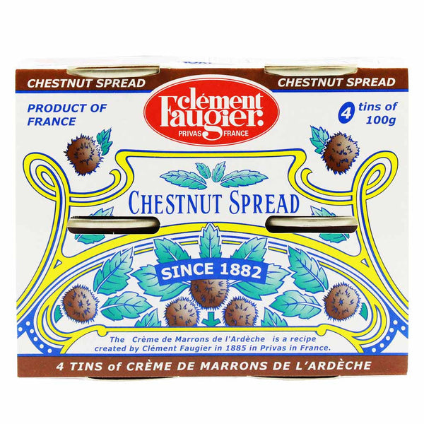 Clement Faugier Chestnut Spread Puree de Marrons 4 Pack