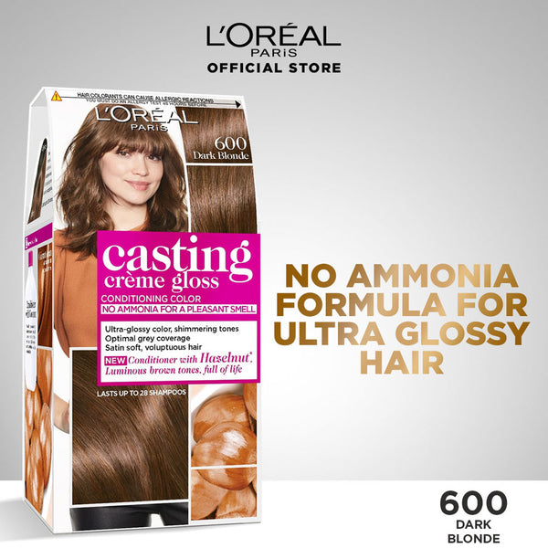 LOreal Paris - Casting Crème Gloss Hair Color - 600 Dark Blonde – Makeup  City Pakistan