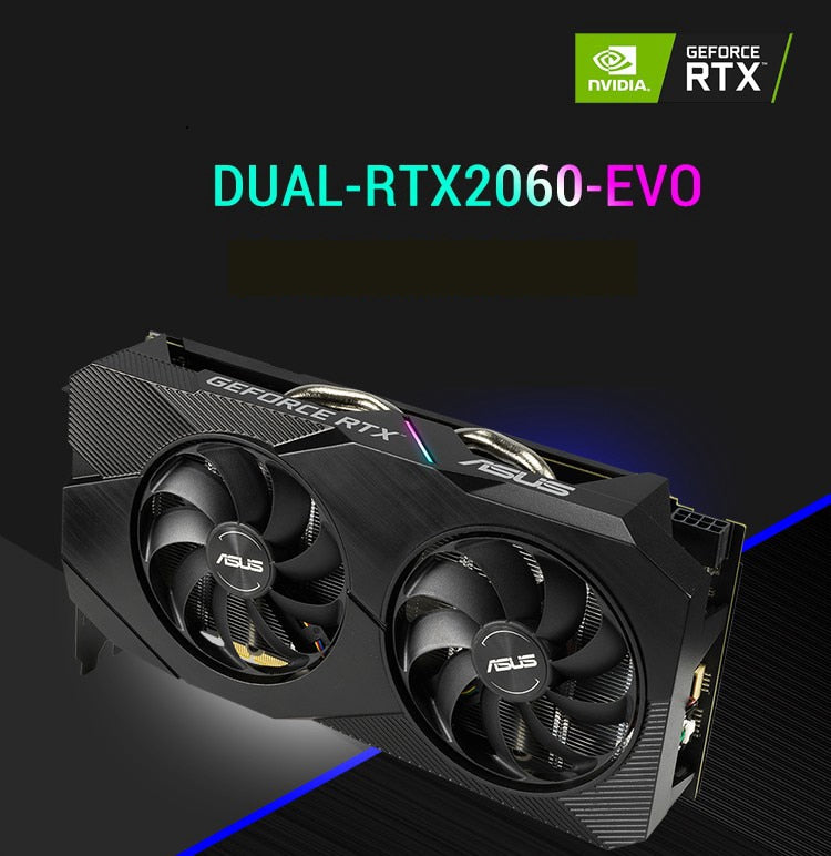 ASUS DUAL-RTX2060-O6G-EVO O12G Video Cards GPU Graphic Card NEW RTX 20 –  Voltular