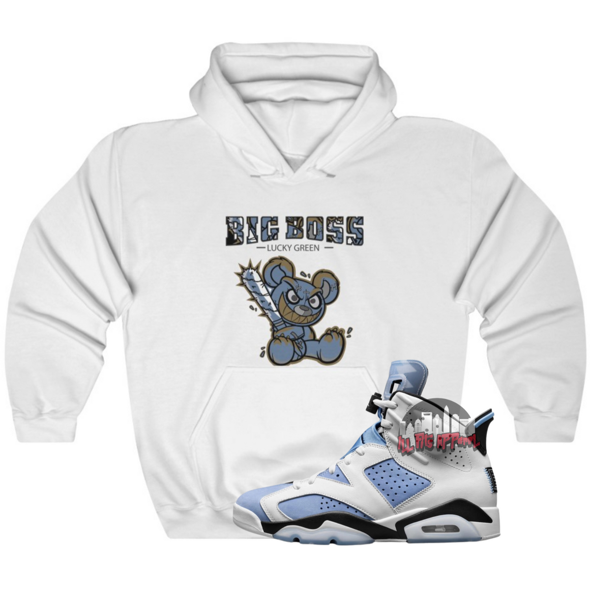 jordan 4 unc hoodie