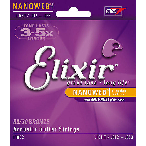 elixir nanoweb acoustic guitar strings