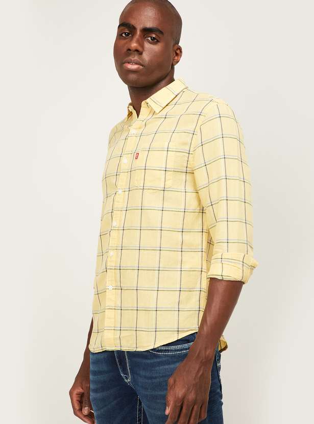 levi's men's slim fit casual shirt