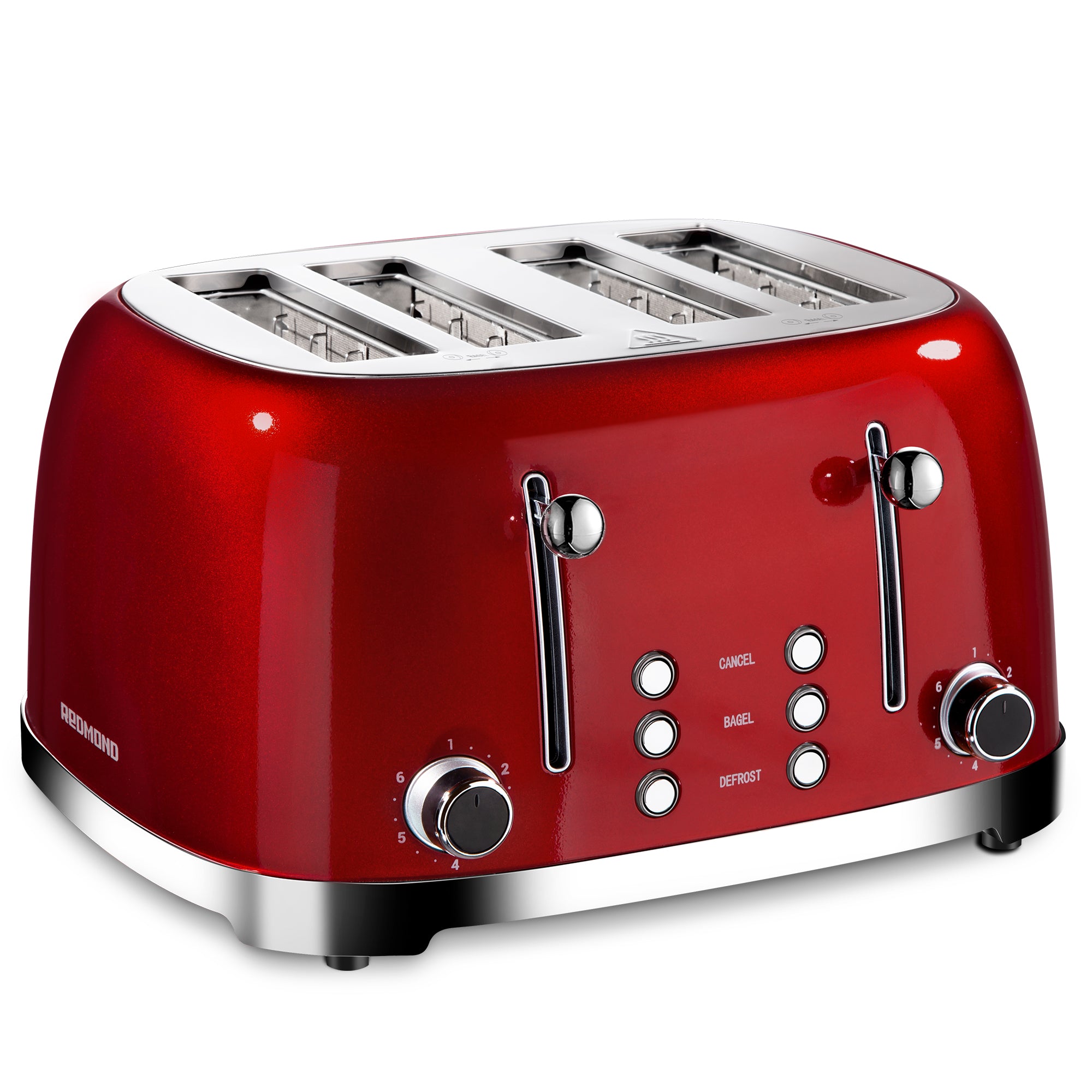 Digital Slice Toaster with High-Lift Lever, 4 Slice Toaster – REDMOND