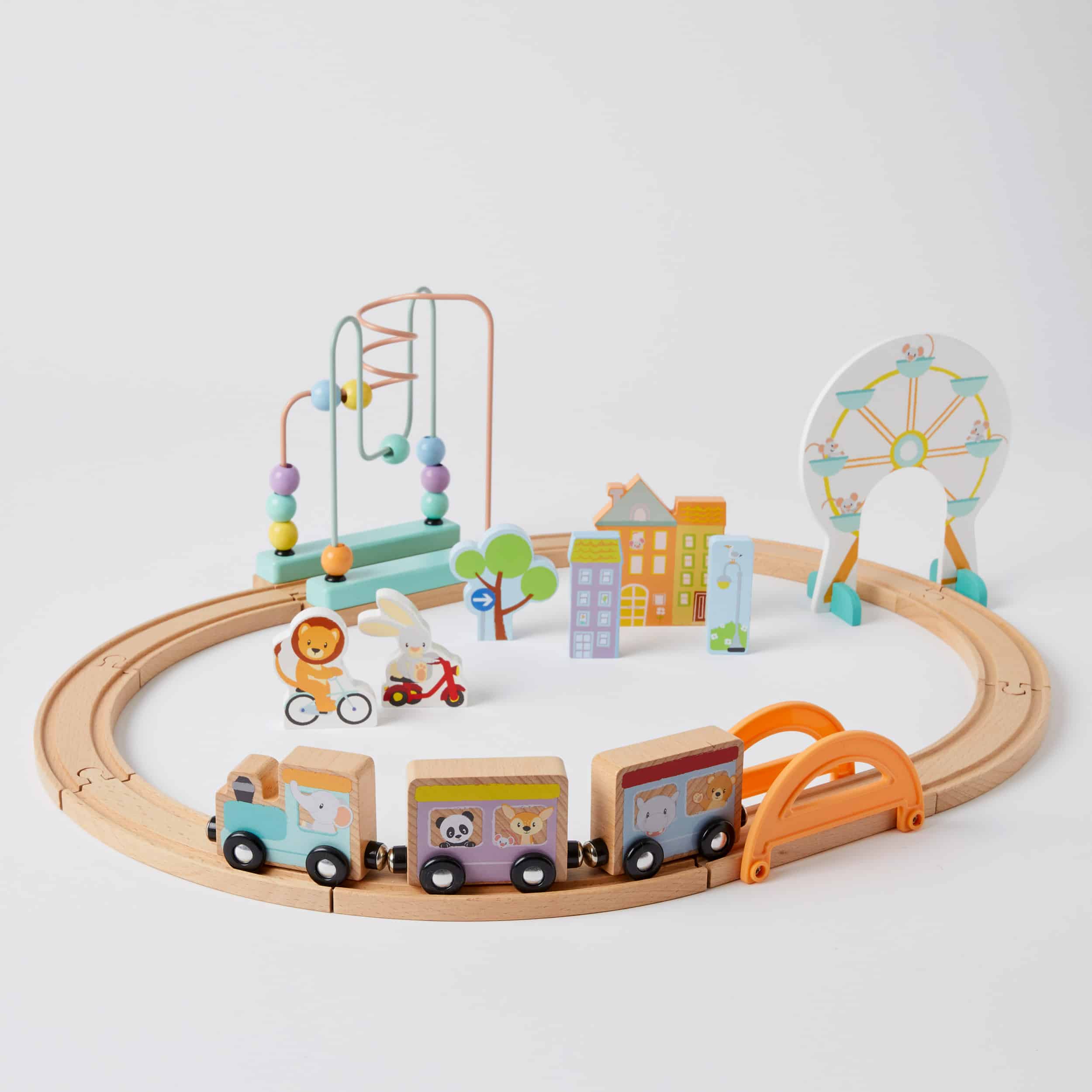 hamleys wooden train