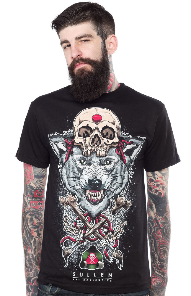 Hounds Blood Wolf Tattoo Sullen Art Collective Clothing T-Shirt