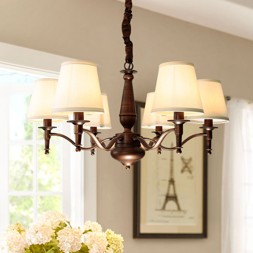 rustic chandelier shades