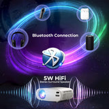 Mini WiFi Bluetooth Projector