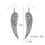 Fashion Angel Wings Earrings For Women Ear Charm Feather Stud