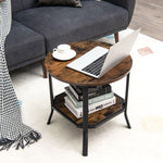 2-Tier Sofa End Side Table
