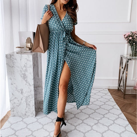 50% Off Free Shipping fashion Casual Beach Vacation Long Dresses buy now