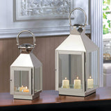 Accent Plus Stainless Steel Classic Candle Lantern - 12 inches