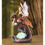 Dragon Crest Fairy Riding Dragon with Color-Changing Crystals